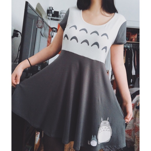 Hot Topic Dresses & Skirts - My Neighbor Totoro Skater Dress Sz L-XL